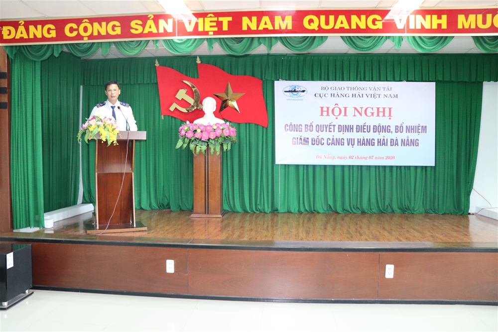 Giám đốc Trịnh Thế Cường phát biểu nhận nhiệm vụ