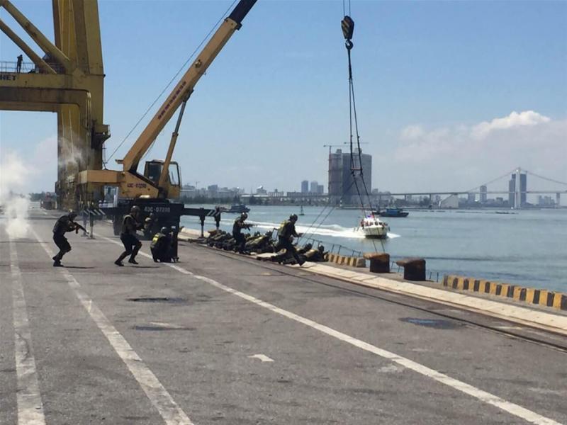 Cục Hàng hải Việt Nam tổ chức diễn tập phòng, chống khủng bố, đảm bảo an ninh cảng biển tại cảng Tiên Sa, TP Đà Nẵng